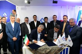 بازدید دکتر حسین‌زاده، رئیس هیئت‌رئیسه صندوق‌ها، از روز پایانی نمایشگاه نفت