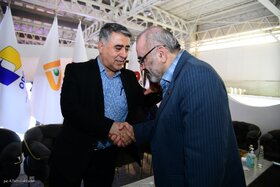 بازدید ابراهیم منصورنژاد، رئیس صندوق ها از نمایشگاه نفت