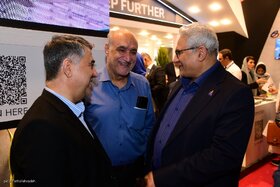 بازدید ابراهیم منصورنژاد، رئیس صندوق ها از نمایشگاه نفت