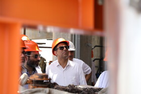 بازدید دکتر حسین‌زاده رئیس هیئت‌رئیسه صندوق‌ها از طرح‌های سرمایه‌گذاری صندوق‌ در عسلویه