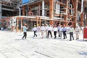 بازدید دکتر حسین‌زاده رئیس هیئت‌رئیسه صندوق‌ها از طرح‌های سرمایه‌گذاری صندوق‌ در عسلویه