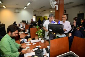 گزارش تصویری از دفتر نمایندگی غرب صندوق ها