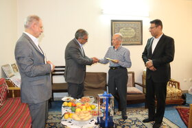دیدار و تجلیل از پیشکسوت صنعت نفت