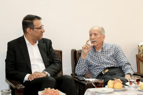 دیدار و تجلیل از پیشکسوت صنعت نفت