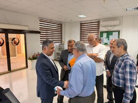 بازدید از نمایندگی های صندوق ها در آبادان