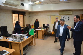 بازدید رئیس صندوق ها از منطقه 2