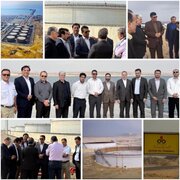 بازدید مسئولان صندوق‌های بازنشستگی نفت از پروژه مخازن ذخیره نفت قشم